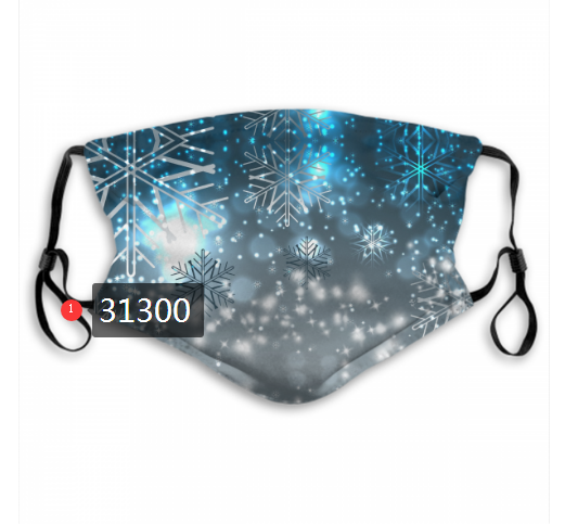 2020 Merry Christmas Dust mask with filter 123